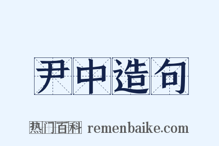 尹中造句是什么意思的图片